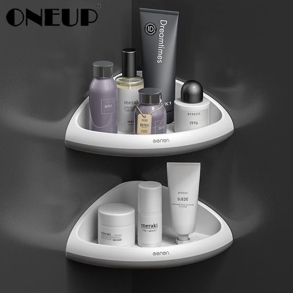 

bath accessory set oneup bathroom storage corner shelf punch-triangular shelves holder shower shampoo kitchen rack accessories