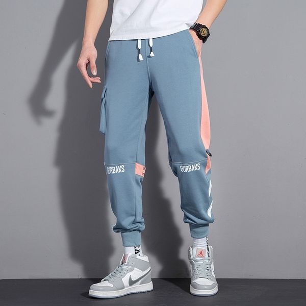 

summer korean hip hop loose harlan casual men's sports pants, Black