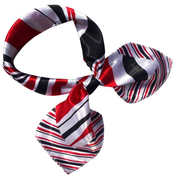 

Fashion Women Square Head Scarf Wraps Scarves Ladies Printed Kerchief Neck Scarf, Blue;gray