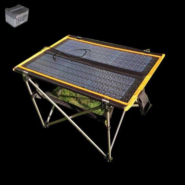 

camp furniture drink self-driving charging table camping