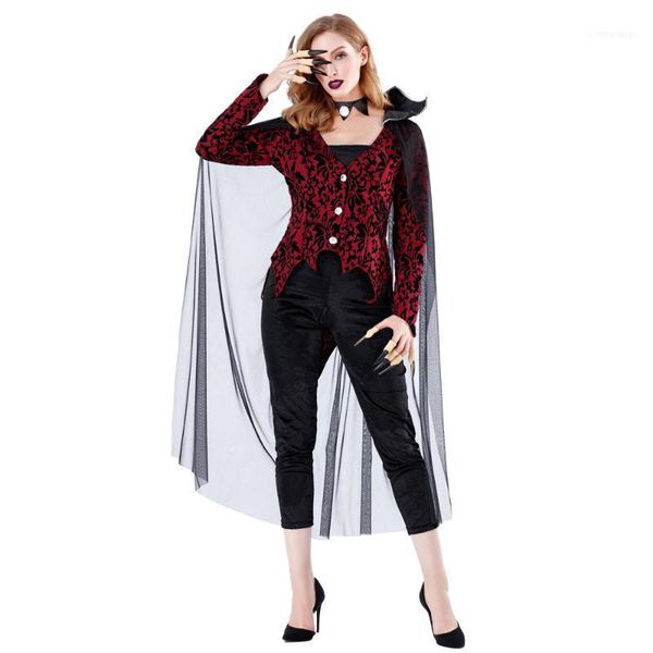 

costume accessories halloween gothic vampire costumes for women zombie cosplay suit queen outfit party costumes1, Silver