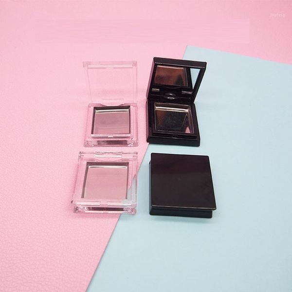 

storage bottles & jars empty eyeshadow palette square plastic cosmetic container clear makeup highlighter blusher case refillable powder com