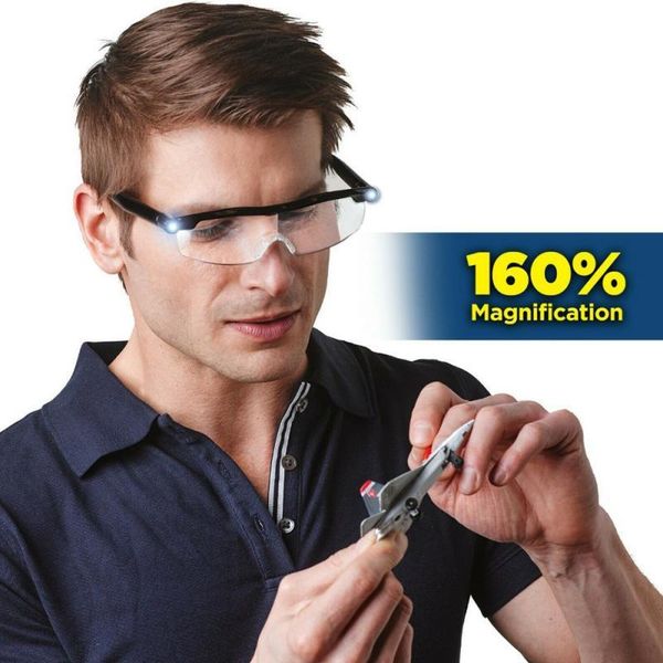 

presbyopia sight led reading magnifier vision glasses luminous lighting glass night glasses mighty glass led light dmpnx vjqes, White;black