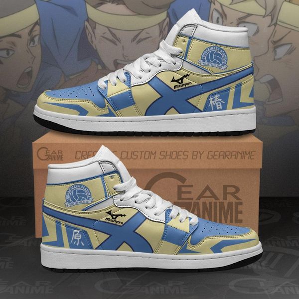 

tsubakihara academy sneakers haikyuu custom anime sho