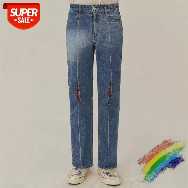 

Damage Loose Adererror Jeans Men Women Streetwear Denim Ader Error Pants Trousers #E10f, Blue