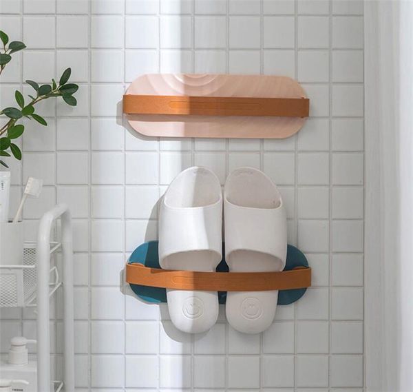 

clothing & wardrobe storage 1pc wall-mounted shoe rack home wall slippers shelf shoes