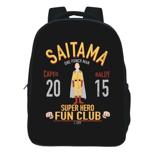 

backpack one punch man children bag school backpacks boys girls bags cartoon bookbag casual daypacks kids small rucksack
