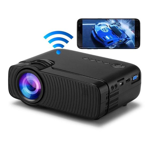 

smart home control mini wifi 1280x720p portable video led projector support 1080p 3d theater