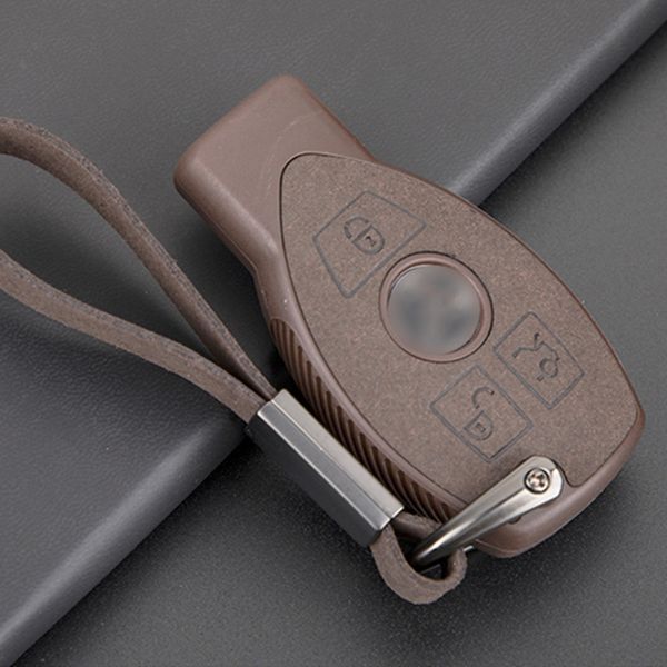 

chrome tpu car key cover key bag fit for mercedes benz a c e r m class cla gla key shell w204 w210 w203 w124 w205 car accessories