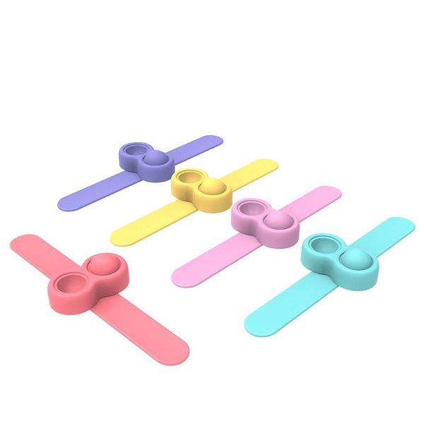 

fingertip toys push it finger bubble ring and bracelet decompression toy