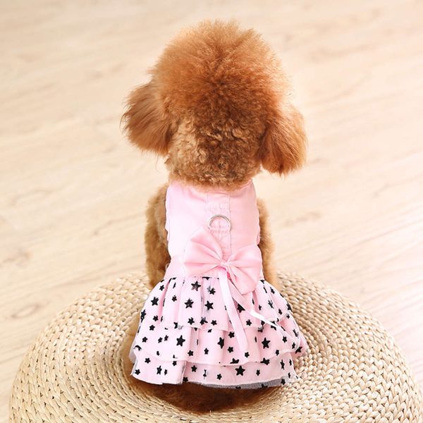 

spring and summer princess bear dog skirt cat teddy pet clothes