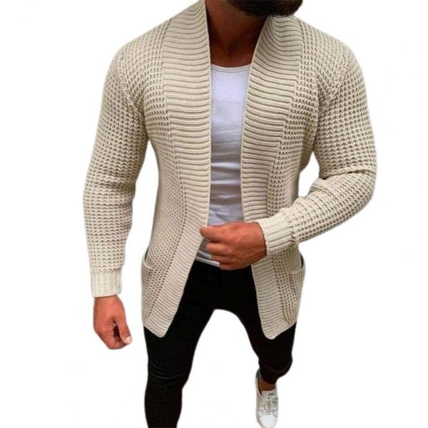 

men's sweaters men sweater long sleeve coat solid color pure knitted casual male cardigan autumn winter, White;black