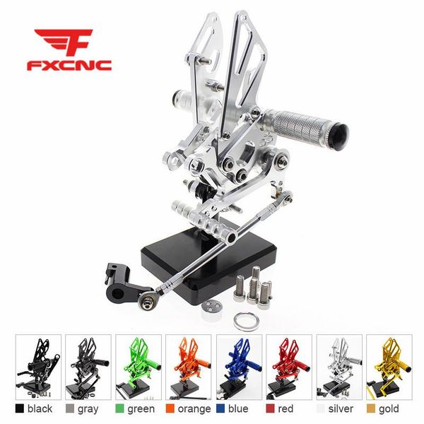 

pedals for aprilia rsv4 rsv4rf 2009-2021 2010 2011 aluminum cnc adjustable motorcycle rider rear sets rearset footrest foot pegs