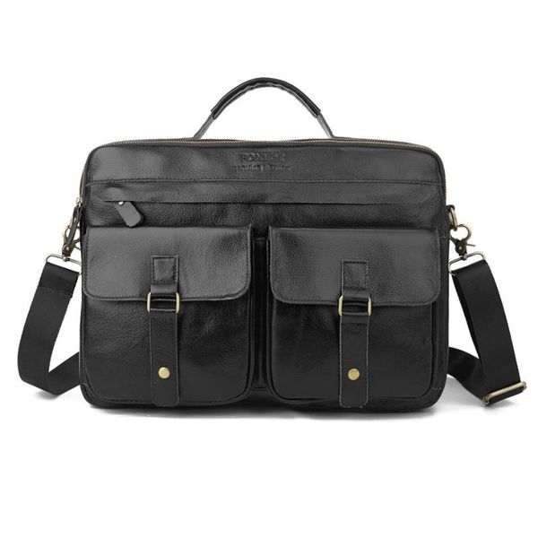 

wallets genuine leather man design luxury multifunction purpose business briefcase shoulder bag messenger high capacity handbag male, Red;black