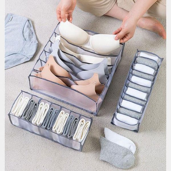 

storage drawers 3pcs underwear bra box foldable drawer organizers socks bag cabinet