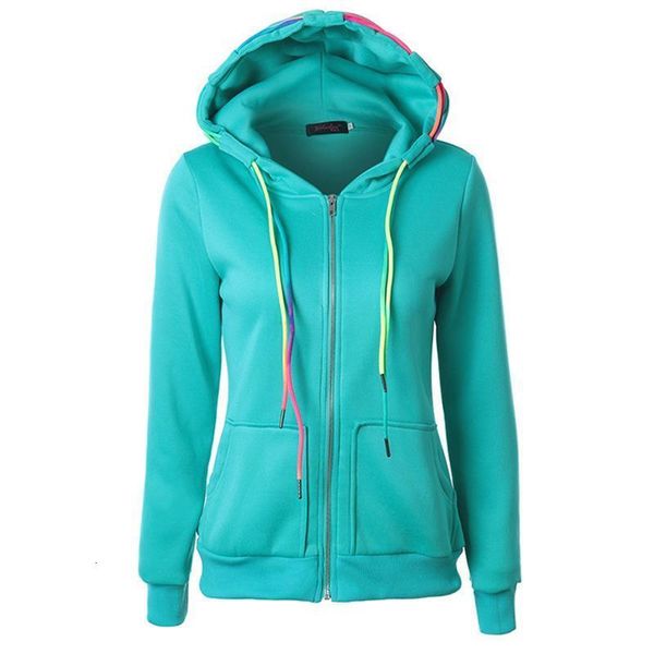 

autumn and winter hoodies women europe and the united states new long-sleeve hooded 2xl yellow red green slim sweatshirt jd416, Black