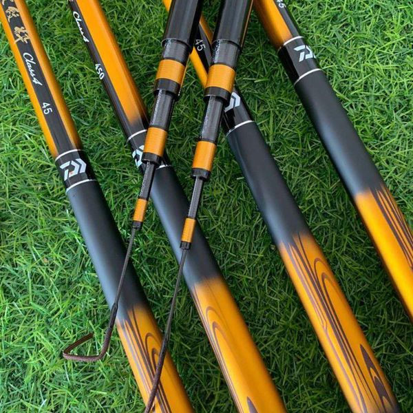 

boat fishing rods 2021 super hard carbon fiber manual rod 3.6m/3.9m/4.5m/4.8m/5.4m/5.7m/6.3m/7.2m/8.1m