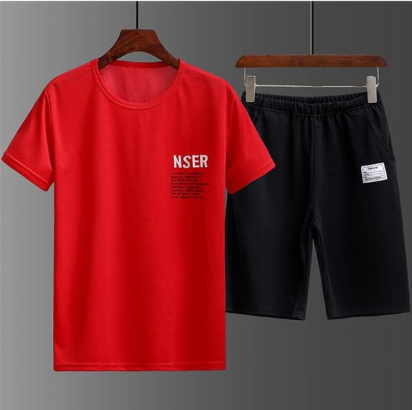 

soccer jersey t shirts hip-hop scratches letter men and women wear short sleeved loose round neck fleeces ts06 lady kid sport football, Black;red