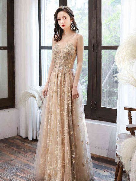 

prom luxury boutique occasion dresses evening 's long 2021 host banquet performance slim engagement, Black