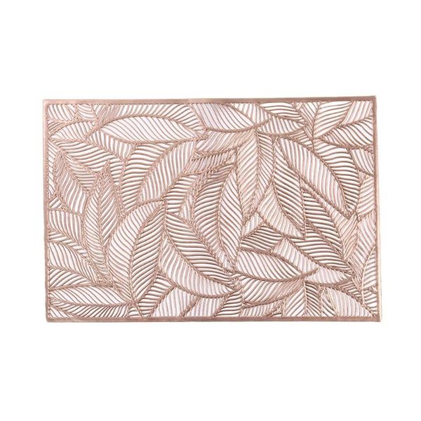 

mats & pads heat resistant anti skid table mat cover square hollow leaves placemats simple home tabledecoration accessories