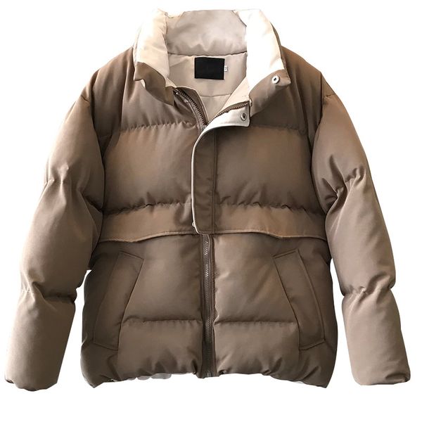 

2021 new short down thick coat women parka warm female brand cotton jacket winter pp541 xujb, Black