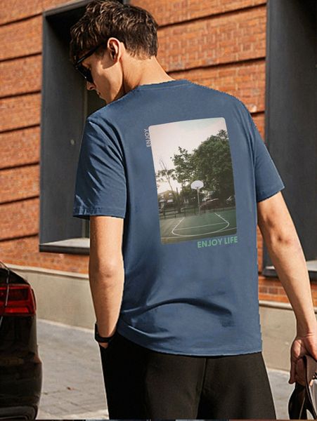 

men letter graphic tee v8hw#, White;black