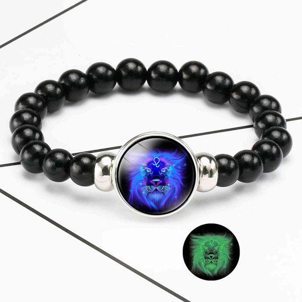 

chinese style products boutique creative colorful luminous twelve constellations beaded bracelet yiwu commodities