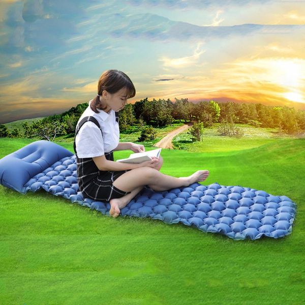 

outdoor pads ultralight inflatable cushion sleeping camping mat pad mattress hiking travel colchon inflable