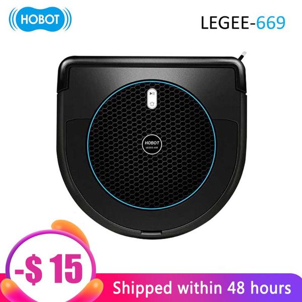 

smart home control hobot legee 669 app wifi multi-purpose vacuum cleaner robot for floor sweep sweeping carpet no dead corner cleaning