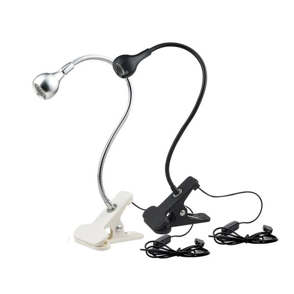 

1w clip holder usb lamp white warm white desk table lamp bedroom led night lights for reading 5v led