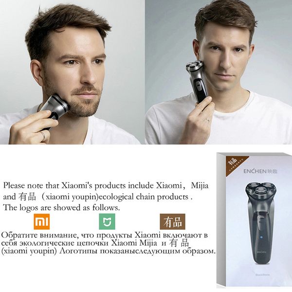 

electric razor xiao mi electric shaver men electric facial hair shaver for men mustache shaving beard trimmer facial cleansing 5