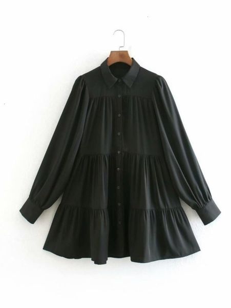 

shirt new long sleeve autumn fashion dress, Black;gray