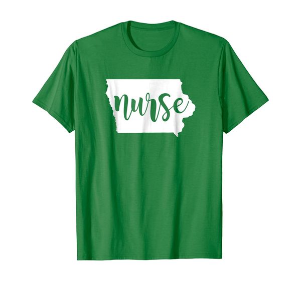 

cute iowa nurse t-shirt, White;black