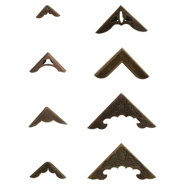 

craft tools 64 pcs metal book corner edge covers guard vintage iron protector