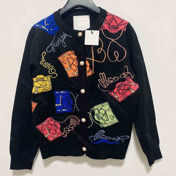 

wholesale designer winter women sweater hoodies wool mmcc brand knit sweaters jackets button knitted cardigan coats high-end hooded, White;black