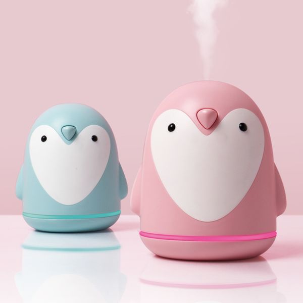 

220ml aroma humidifier cute penguin usb air diffuser for home office car mist maker essential oil diffuser