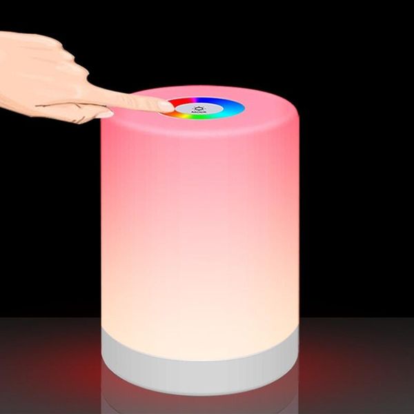 

usb smart bedside lamp led table lamp friend creative desk light for boys girl baby bedroom bedside lampe night light xmas gift