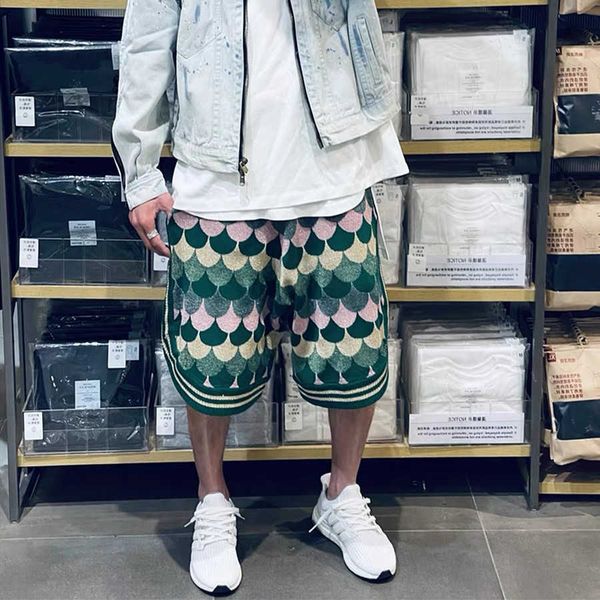 

feel of god main line fog knitted shorts gxku, White;black