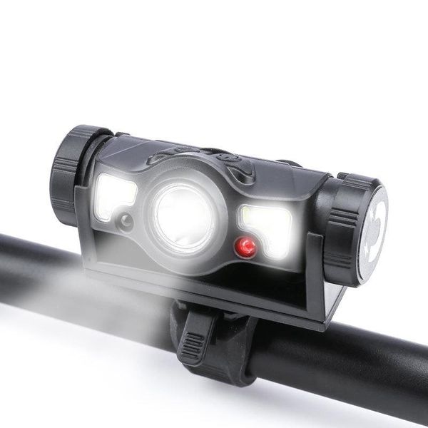 

bike lights led induction bicycle front light 1200ma usb rechargeable glare for mtb easy to install waterproof