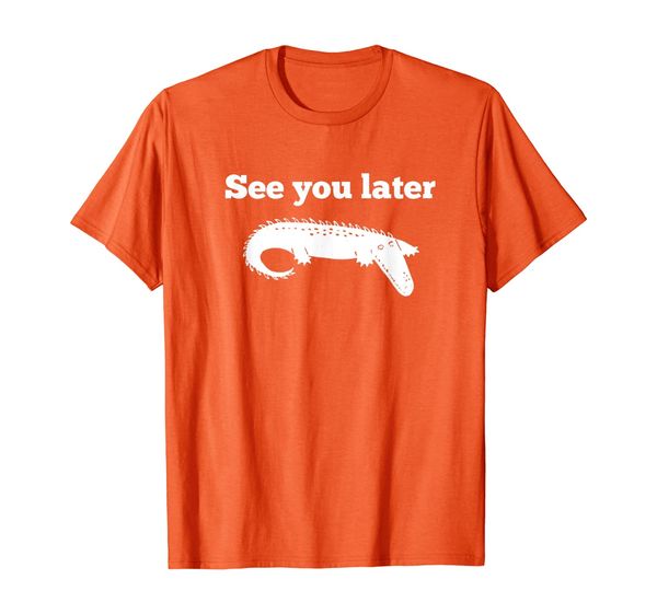 

see you later alligator shirt, White;black