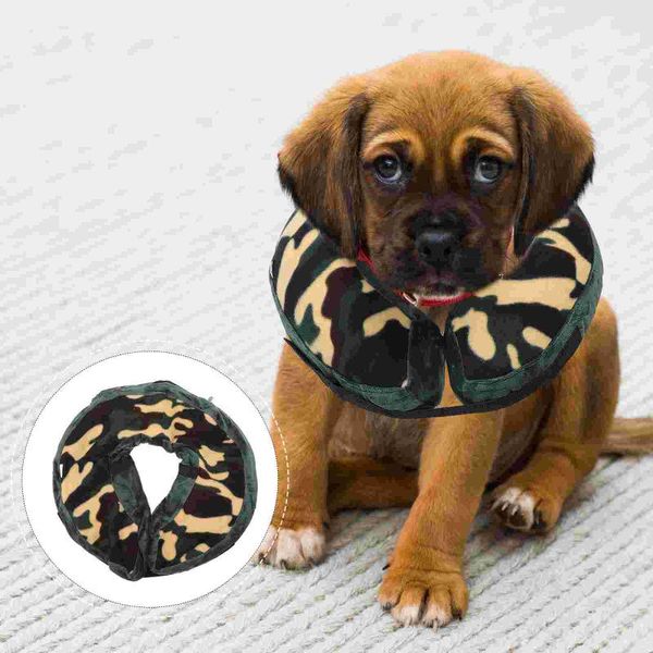 

dog apparel 1pc pet protective collar neck circle inflatable recovery for