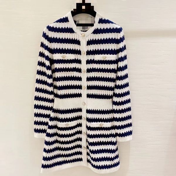 

120 2021 spring brand same style regular long sleeve crew neck kint sweater dress pullover women clothes qian, White;black