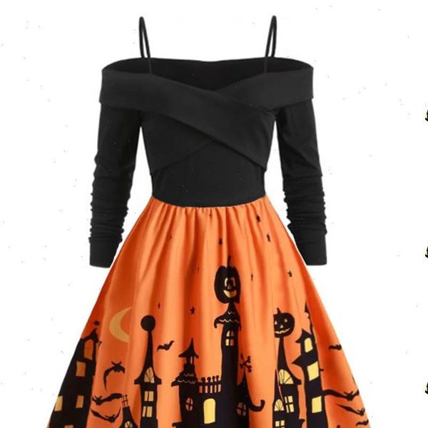 

women dress casual halloween day long sleeve print slash neck dress plus size fashion female autumn winter party dress new, Gray