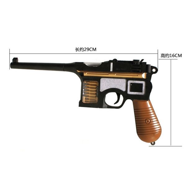 

electric mauser shell toy bayin gun dazzling light sound music vibration