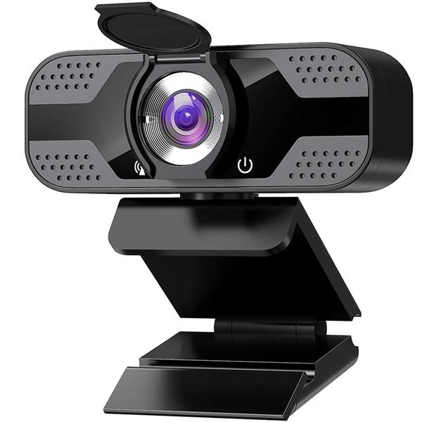 

webcams webcam with microphone, 1080p hd usb computer camera, privacy shutter and tripod, for pc laptop