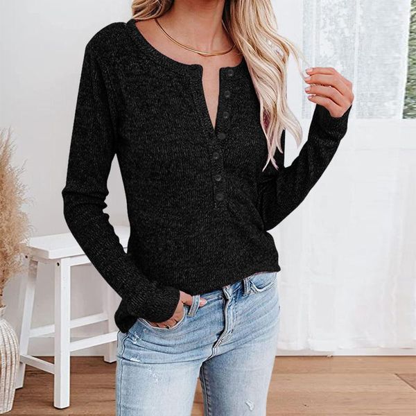 

women's blouses & shirts women buttons blouse long sleeve vintage slim bluzki damskie casual solid v-neck ladies chemise longue femme, White