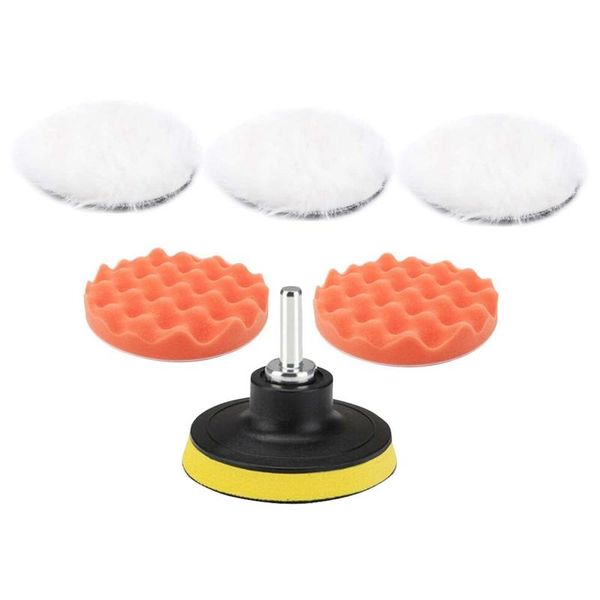 

car sponge 7x3inch polishing waxing buffing pads kit compound polisher