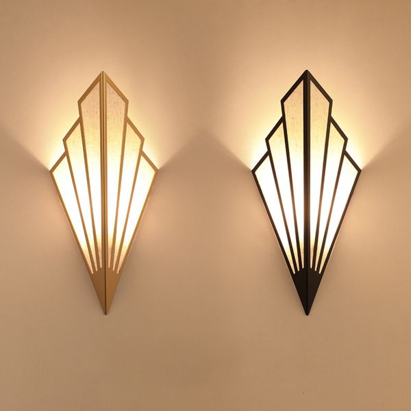 

wall lamps led corridor aisle staircase bedroom lights l bedside lamp fan-shaped indoor decoration lighting e14 5w x2tj