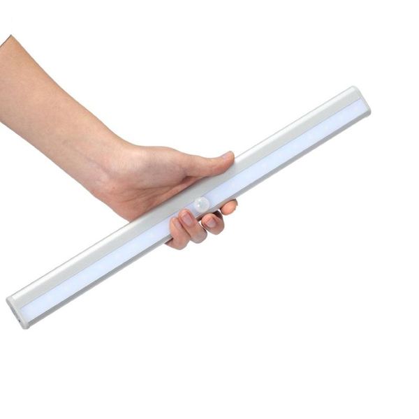 

10/20 led under cabinet light pir motion sensor closet wall lamp lights for bedroom wardrobe cupboard closet kitchen night light