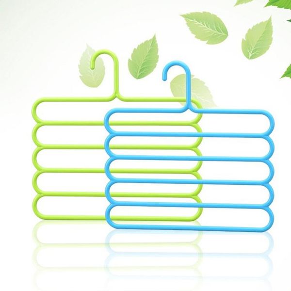 

hangers & racks 5layers s shape multifunctional clothes pants scarf tie belt towel holder storage cloth rack multilayer